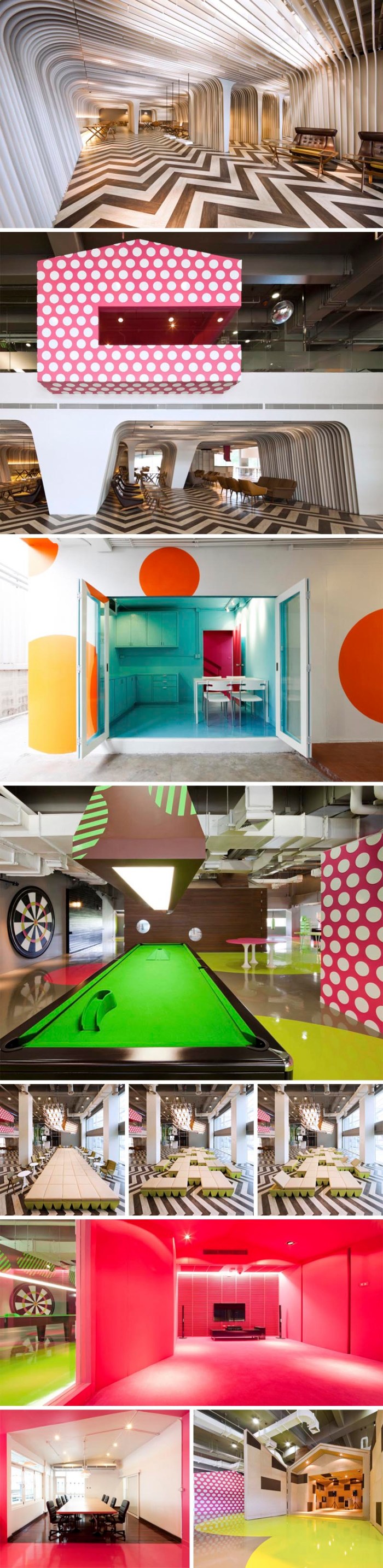 Bangkok-University_BU-Lounge_Supermachine-Studio_multi_collabcubed Student Lounge, fun architecture and interior design, colorful design, furniture design, Bangkok University, Thailand