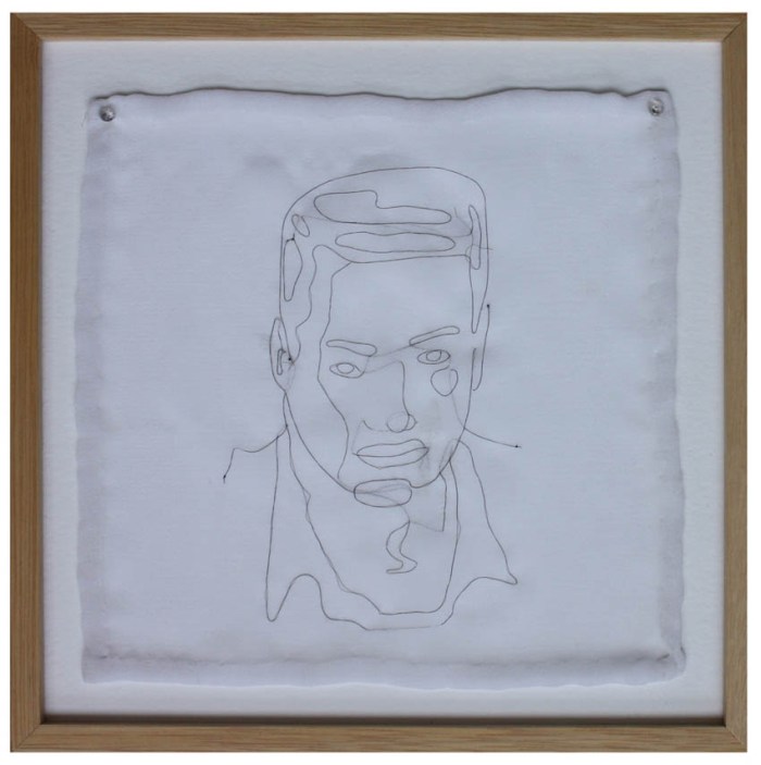 Carlos-Franklin_Elegance_Hair-Embroidered-Portraits2_collabcubed Hair Portraits created by embroidering hair, Carlos Franklin, Contemporary Colombian Art, Cool, Weird, Quirky art