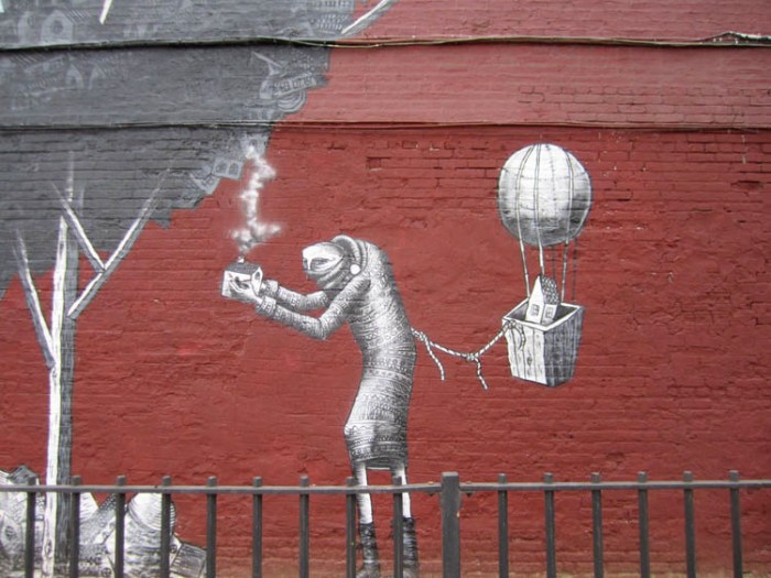 English Street Art in NYC, Phlegm, West 17th Street mural, Chelsea, street art, graffiti