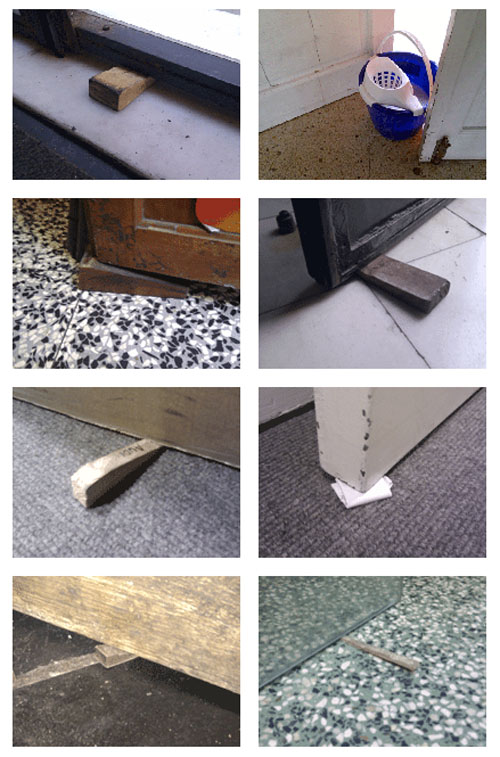 photos of doorstops, humorous photos, collections, Gabriel Pericàs, conceptual art, Contemporary Spanish art