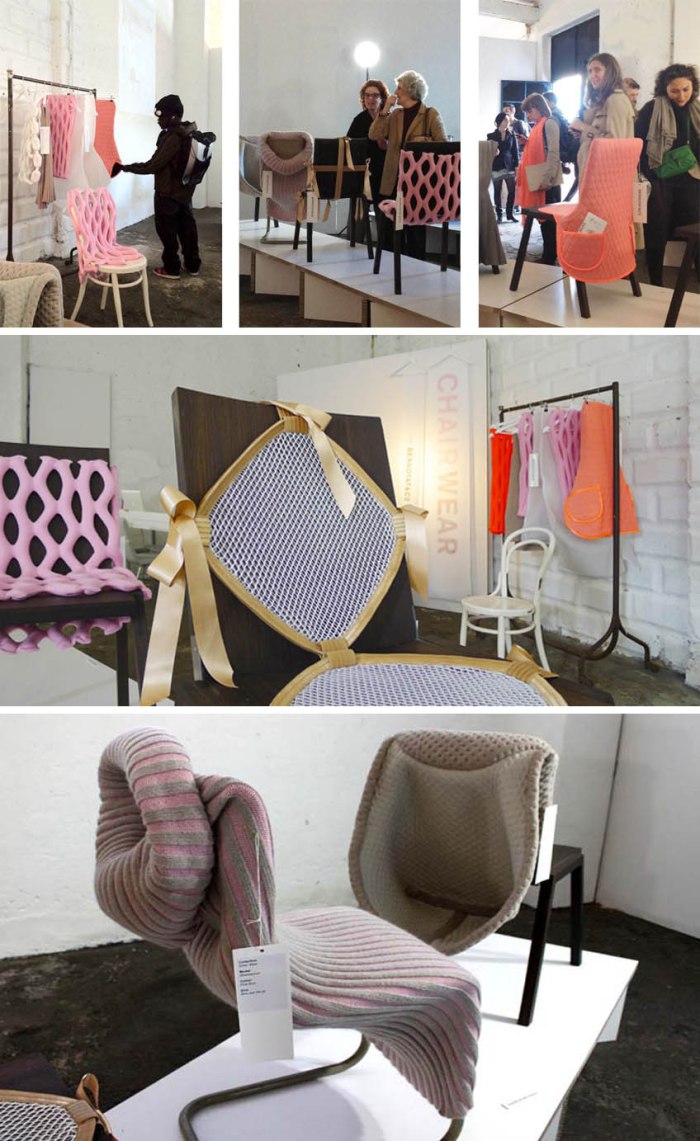 Contemporary chair cover designs to renew old chairs into seemingly new ones. Anke Bernotat and Jan Jacob Borstlap, Dutch design