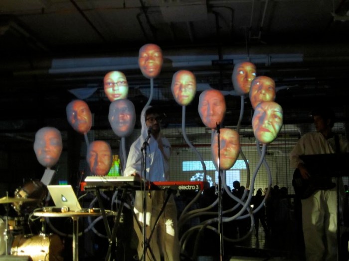 Stranded-5-Laboratory_Music-Performance-with-Talking-Heads_collabcubed Art and Performance Happening/Party at the old Pfizer Headquarters in Williamsburg, Winkel and Balktick event, cool art event in NYC