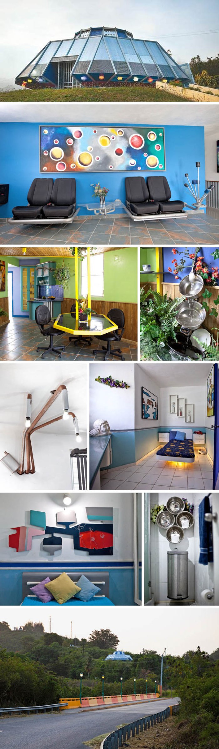 UFO-house-Close-Encounters-House_Roberto-Sanchez-Rivera_collabcubed Roberto Sanchez Rivera designed house to look like a spaceship, UFO Home, Close Encounters in Puerto Rico