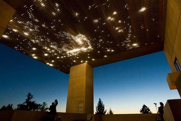 Cool light installations by Leo Villareal in NYC. Buckyball at Madison Square, Cosmos at Cornell, Hive at Bleecker Station