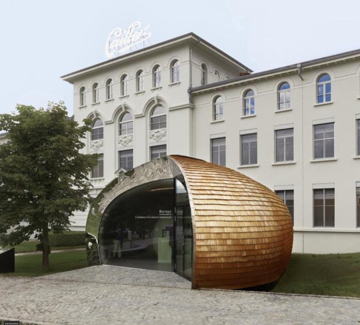 Maison-Cailler-Chocolate-Boutique_Mathieu-Lehanneur_collabcubed Maison Cailler, Swiss Chocolate Boutique Flagship store, mathieu Lehanneur, Broc, Switzerland, Anna Moussinet