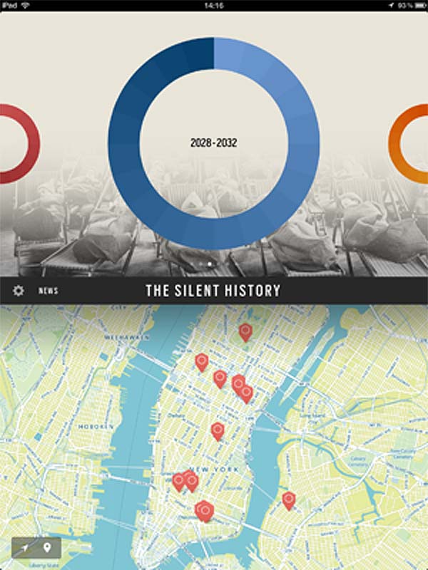 The Silent History, ebook iphone app, digital storytelling experience, future of publishing, Eli Horowitz, Russell Quinn, Matt Derby, Kevin Moffett