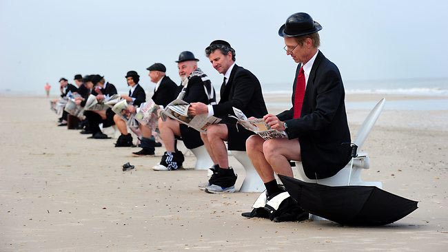 Surreal Human Portraits, Coalition of the Constipated, Andrew Baines, Australian Contemporary Art, Fun Performance Art, Happenings