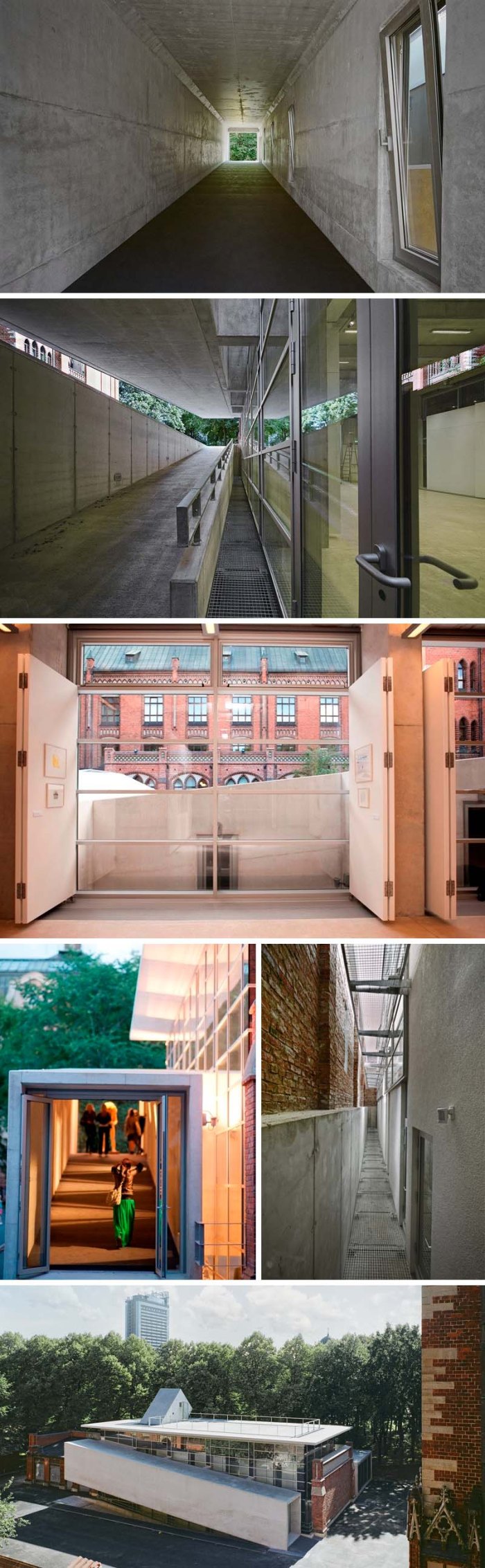 LMA exhibition and lecture Hall extension at the Latvian Academy of Art by SZK architects in Riga, Latvia