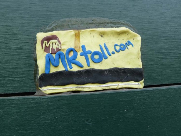 MrToll, Brooklyn street art made out of clay, clay sculpture and poetry street art by Mr.Toll, Graffiti