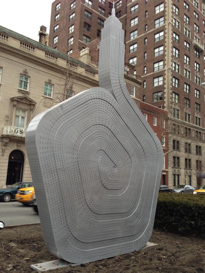 No Limits on Park Avenue, March 2013, by Alexandre Arrechea, Empire State Building