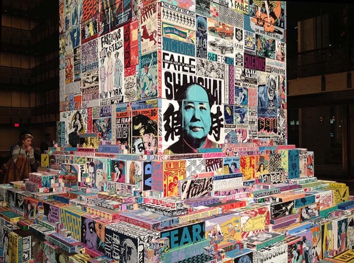New York City Ballet Art Series commissioned Faile (street artists) to create installation Les Ballet de Faile at Lincoln Center