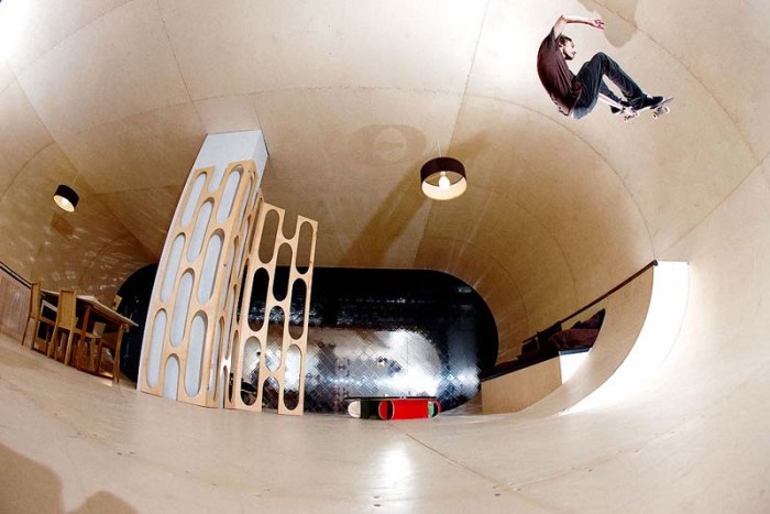 PAS House, Casa PAS,  Pierre-André Senizergues, Gil Le Bon Delapointe, Francois Perrin, skatepark house