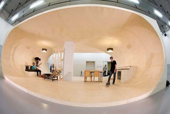 PAS House, Casa PAS,  Pierre-André Senizergues, Gil Le Bon Delapointe, Francois Perrin, skatepark house