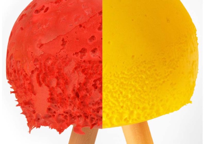 Fun furniture design by Jamie Wolfond, Industrial design, inflatable and foam stools, chairs, bench