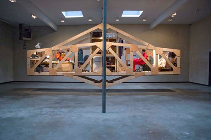 Cool sculptural and architectural installations by Alex Schweder