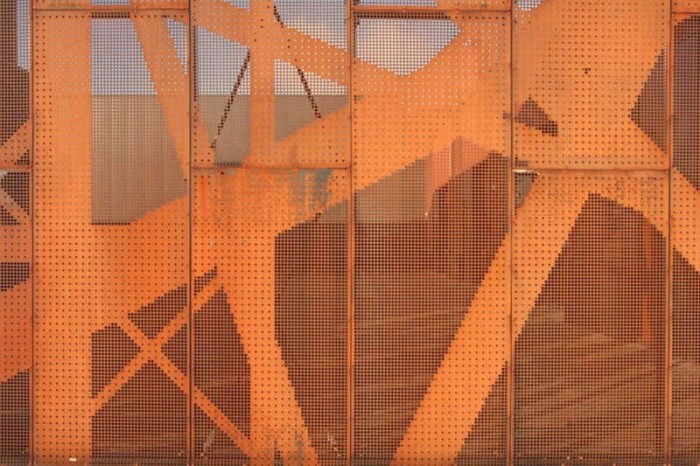 Graphic Surgery, Gateway fence in Amsterdam, Penta Architects, Street Art, graphic design, Abstract geometric patterns