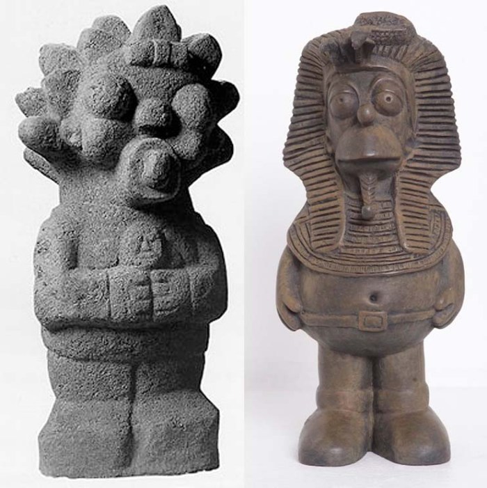 Nadin Ospina, Simpsons in stone, Contemporary Colombian art
