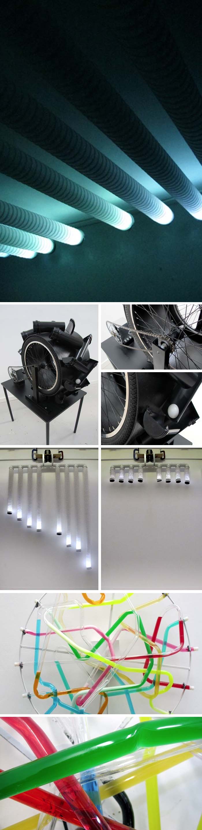 Kinetic Sculpture by Alexander Berchert, Hoover Tubes and Limbo, Kinetic Art Fair