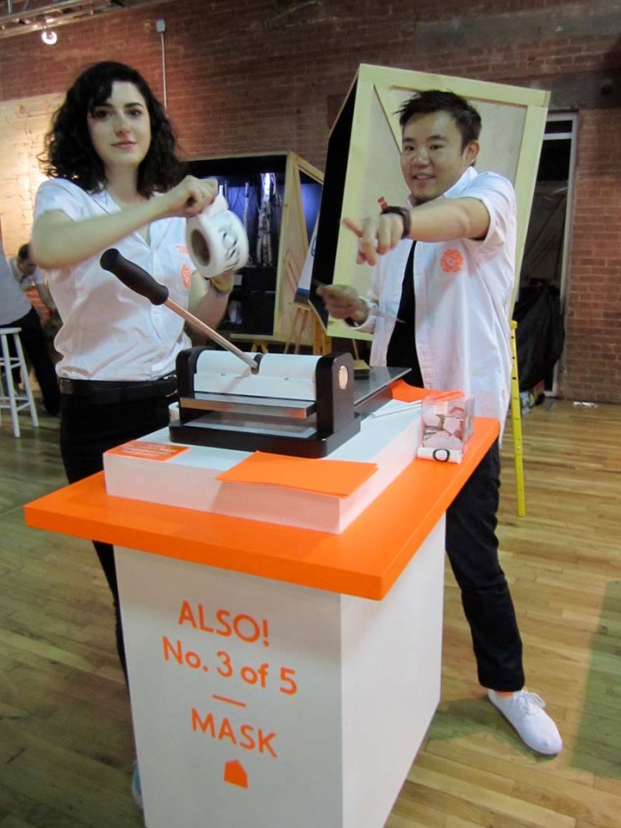 Also! Project, SVA students at Wanted Design Fair, The Tunnel, NYC 2013. Interactive carts.