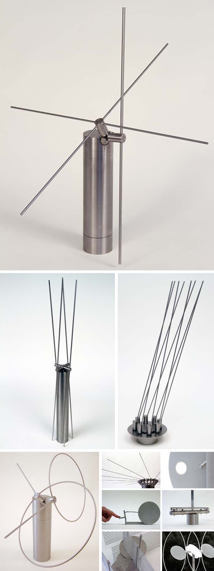 Anne Lilly, Interactive kinetic stainless steel sculptures, mechanical sculpture, temporal tincture