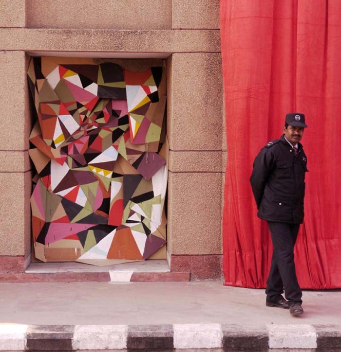 Clemens Behr, German street art, 3d street art, sculptural street art and graffiti art. Cool art.