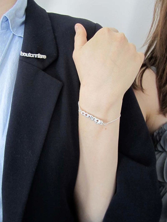 Corsage and Boutonniere by Daniela Gilsanz, fun alternative to the classic for prom or other events, jewelry, accessories for prom, fun gift item