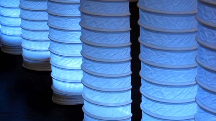 Kinetic Sculpture by Alexander Berchert, Hoover Tubes and Limbo, Kinetic Art Fair