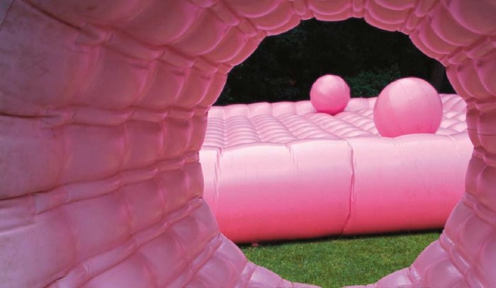 Topotek 1, Cool, inflatable, temporary playground, installation, interactive, landscape architecture, State Garden Show Wolfsburg