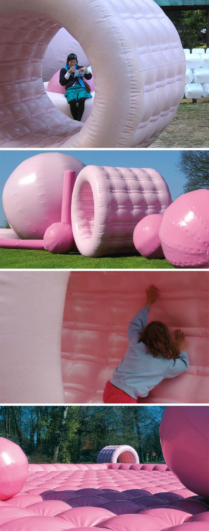 Topotek 1, Cool, inflatable, temporary playground, installation, interactive, landscape architecture, State Garden Show Wolfsburg
