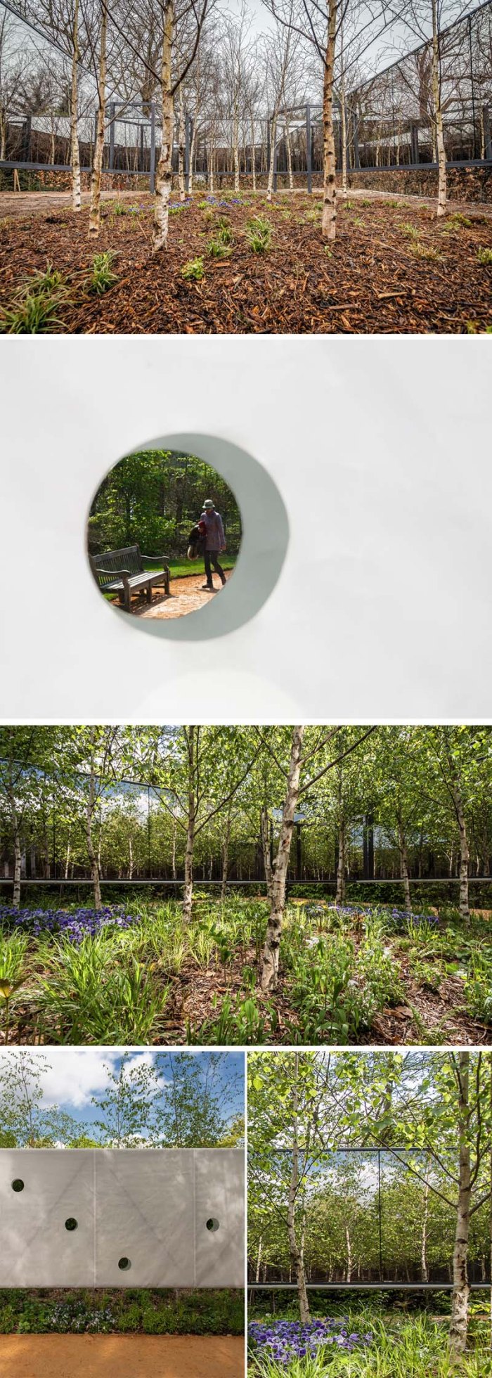 Outside-In, International Garden Festival Chaumont du Loire, Meir Lobaton Corona, Ulli Heckmann, Cool Garden Installation with mirrors, 