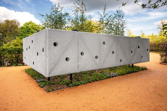 Outside-In, International Garden Festival Chaumont du Loire, Meir Lobaton Corona, Ulli Heckmann, Cool Garden Installation with mirrors, 