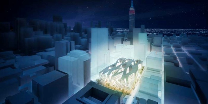 Proposal for new Penn Station by Diller Scofidio + Renfro for Municpal Arts Society. One of four architects asked to submit designs