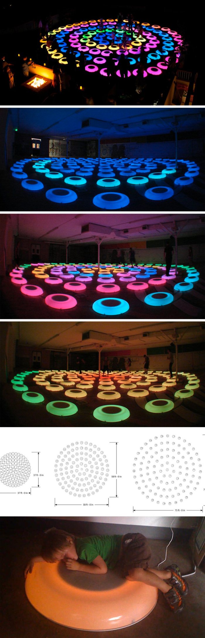 Jen Lewin, Interactive art installation, The Pool, Light art, cool art installation