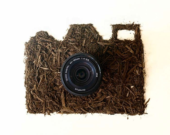 Sarah Rosado, Dirty Little Secrets, Illustrations made with dirt and photographed