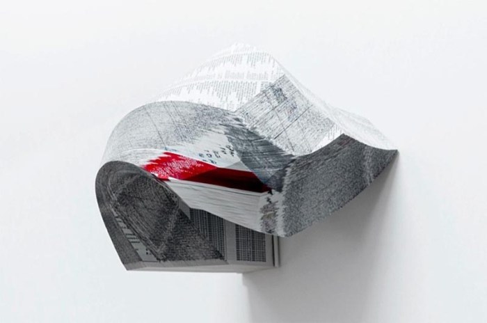 Phonebook sculptures, Gemis Luciani, Piece of Space