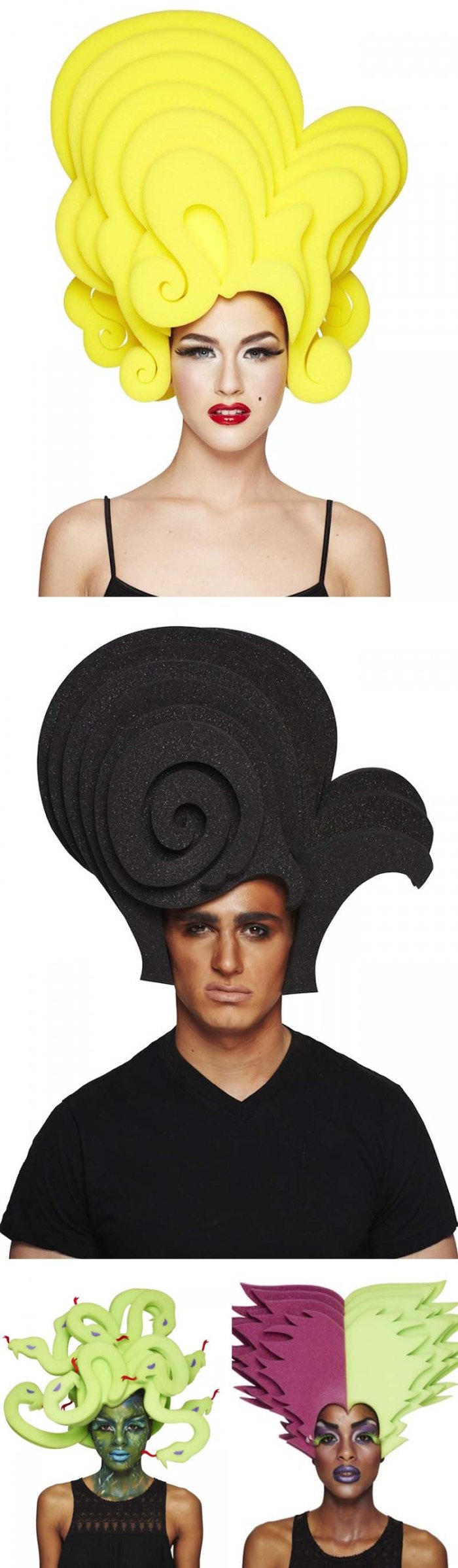 fun wigs, Big Fun Wigs by Chris March of Project Runway for Target, Halloween Costumes, Goofy wigs