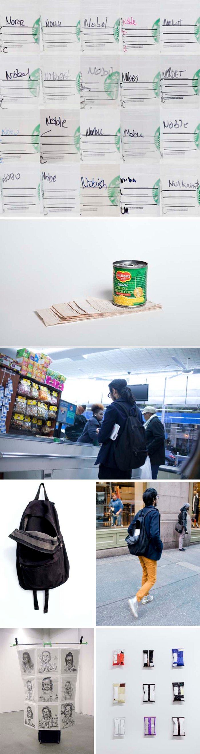 Nobutaka Aozaki, Children of Duchamp, conceptual art, humorous art, Value_Added, Open Bag, Smiley Bag Project, Portrait Artists Project