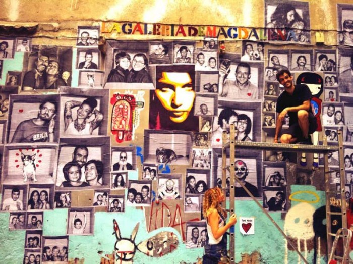 Lagaleriademagdalena, Spanish Street art, #Encaja_dos, photocall pop-ups in Barcelona and Rivas Vaciamadrid