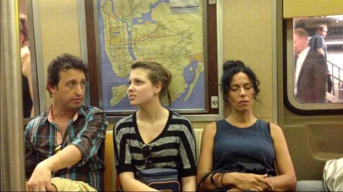 George Ferrandi, It Felt Like I Knew You..., performance art, photography, street art intervention, Subway performance art