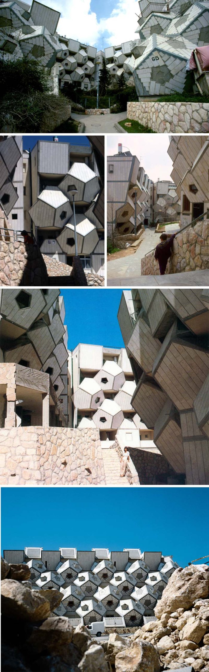 Ramot Housing, Jerusalem, Zvi Hecker, 1970s archictecture, dodecahedrons