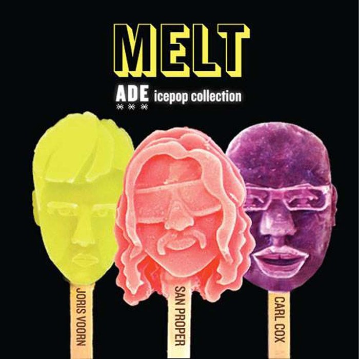 Icepop Generator concept by MELT. 3D printed icepops. Self-portrait icepops