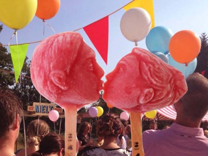 Icepop Generator concept by MELT. 3D printed icepops. Self-portrait icepops