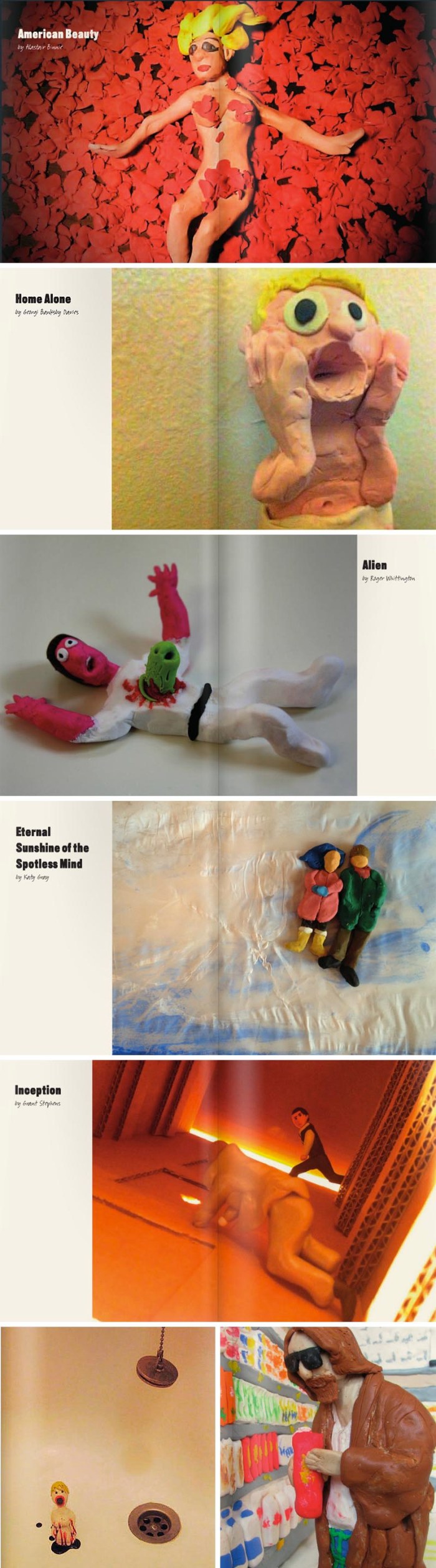 movie scenes made out of plasticine, modelling clay, casino