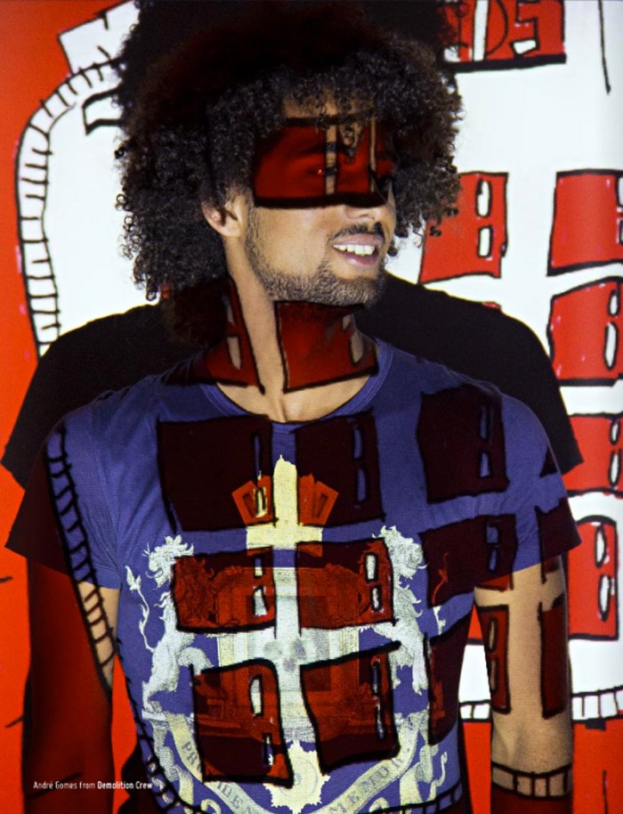 Street Artist Portraits, Guille Lasarte, photos of projected street art onto artists