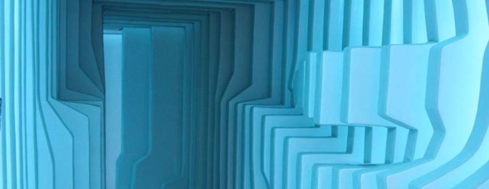 Cornea Ti, Luminale 2014, FH Mainz, Light, sound and type installation, cool art