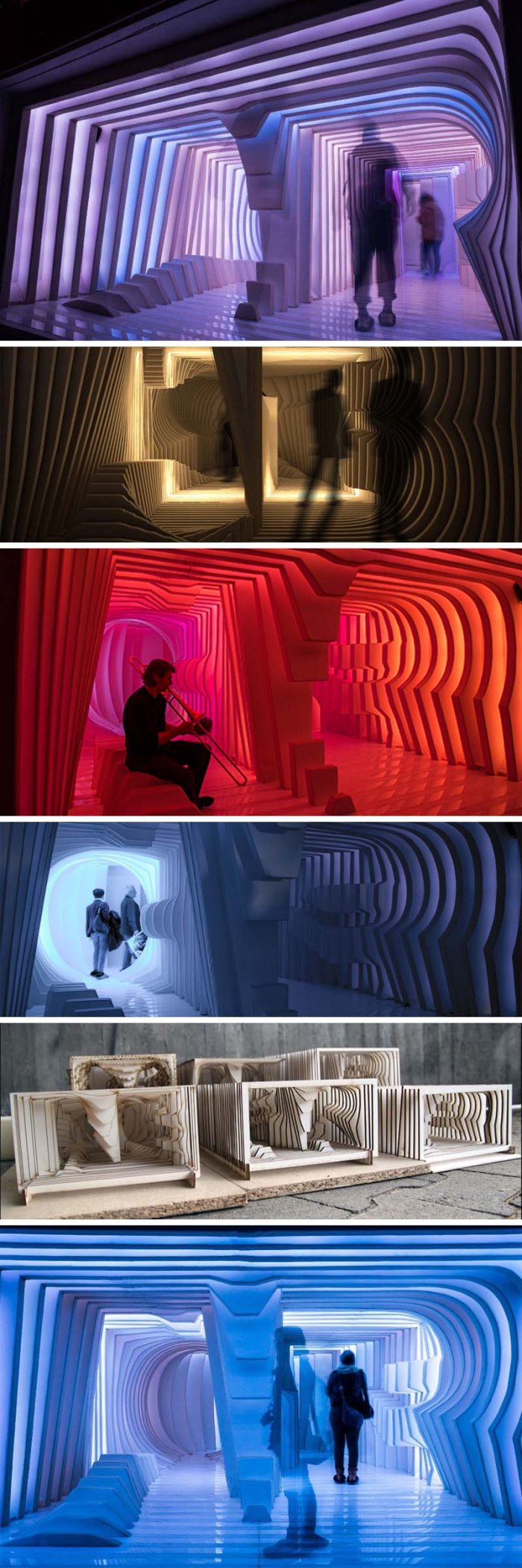 Cornea Ti, Luminale 2014, FH Mainz, Light, sound and type installation, cool art