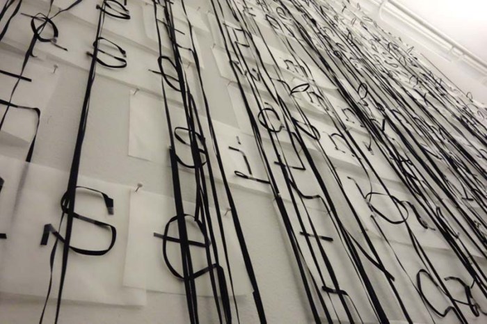 Motoko Ishii, typography, music as typography, visual music, School of Visual Arts, Radio Head lyrics