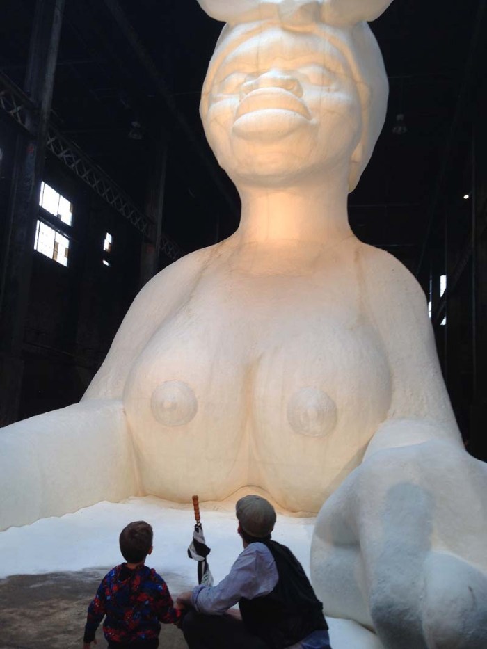 Kara Walker Sphinx at Domino Sugar Factory, A Subtlety or Marvelous Sugar Baby, Domino Sugar Factory, Installation, Creative Time, Cool Art