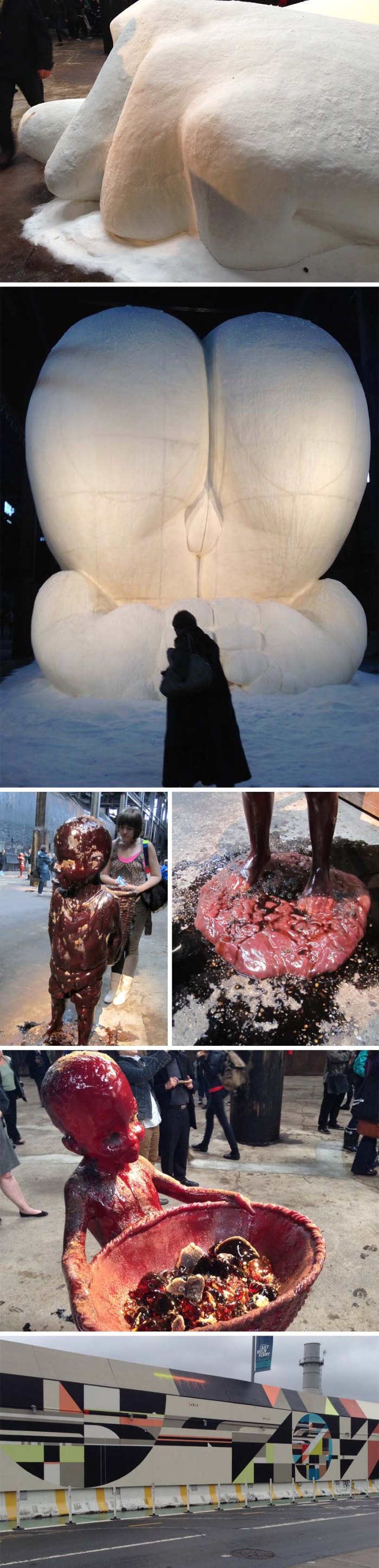 Kara Walker Sphinx at Domino Sugar Factory, A Subtlety or Marvelous Sugar Baby, Domino Sugar Factory, Installation, Creative Time, Cool Art