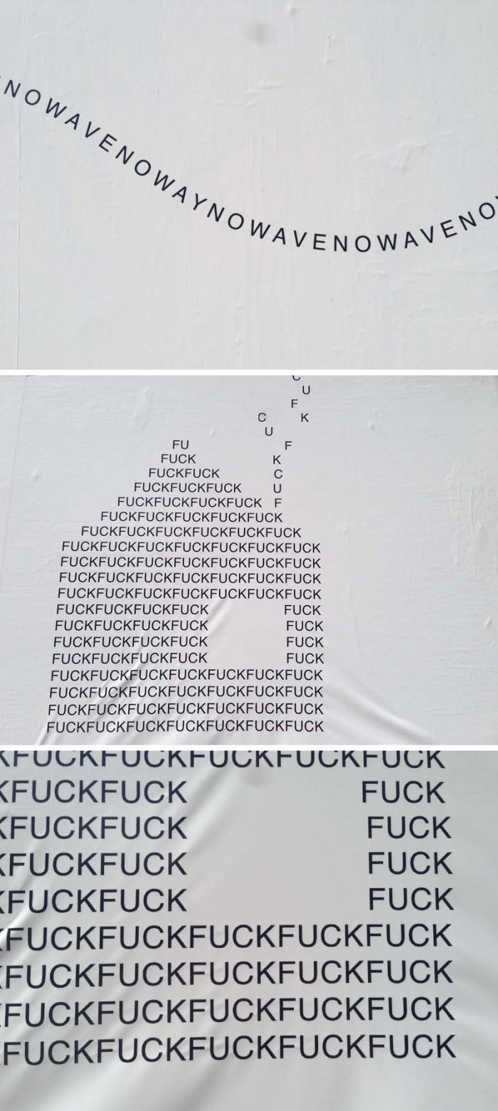 Concrete Poetry, Visual Poetry by Karl Holmqvist, West Village, Gavin Brown's Enterprise, murals, street art, typographic street art